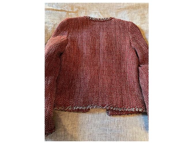 Cambon La piccola giacca Chanel Bordò - vista 5