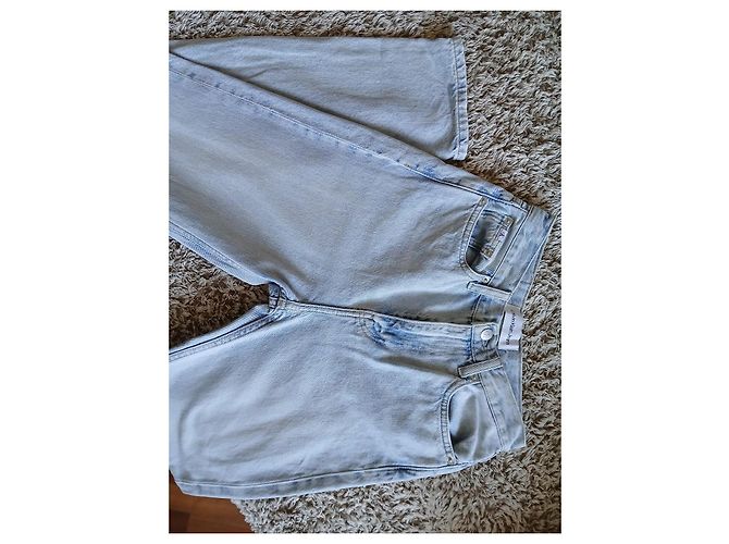 Jeans Rectos Calvin Klein Azul Oscuro Denim - vista 3