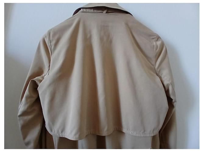 Gabardina Mango Beige Fluida - vista 3