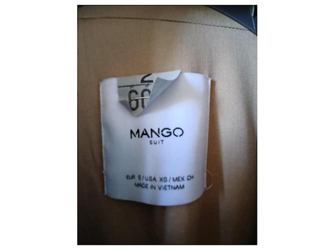 Gabardina Mango Beige Fluida - vista 5