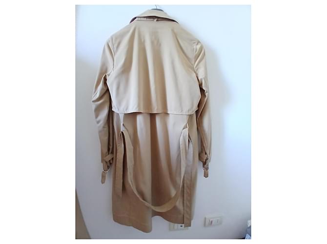 Gabardina Mango Beige Fluida - vista 6