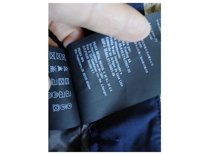 Pantalones rectos Prada azul marino de lana Gris - vista 5