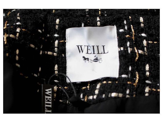 Jaqueta Longa de Tweed para Noite Weill - vista 4