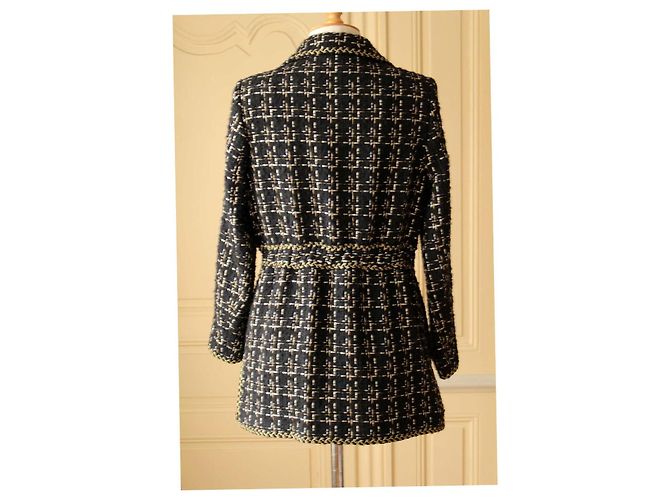 Jaqueta Longa de Tweed para Noite Weill - vista 9