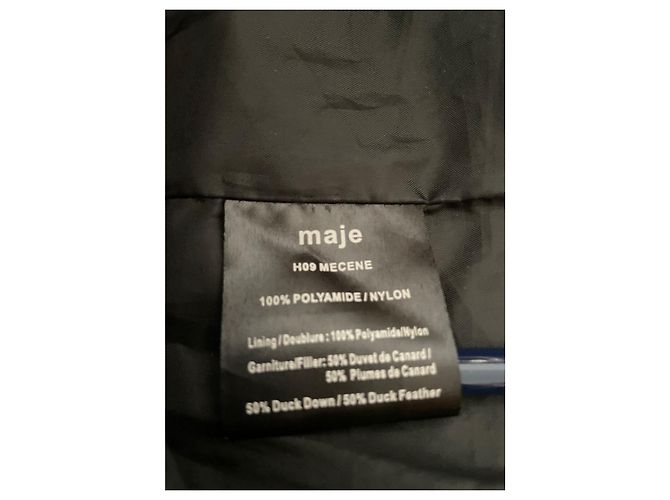 Doudoune MAJE 'MECENE' – Eleganza e comfort in stile francese ✨ Nero - vista 7
