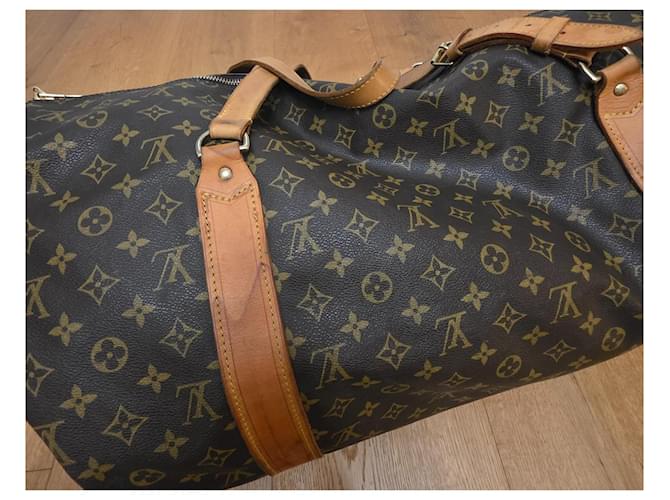 Louis Vuitton Keepall 70 Castaño - vista 4
