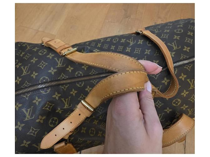 Louis Vuitton Keepall 70 Castaño - vista 5