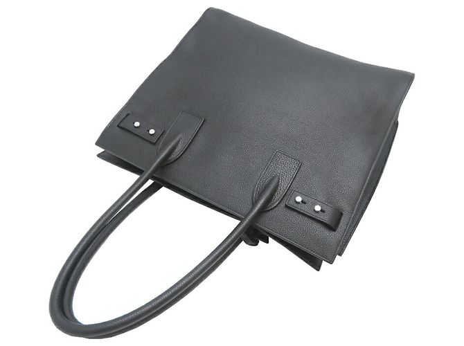 Borsa Tote da Uomo Sac de Jour Souple di Saint Laurent Nero - vista 4