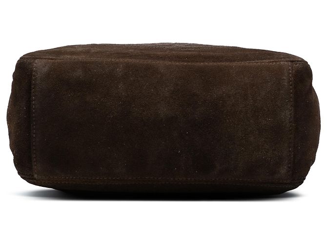 Chanel Braune CC Wildleder Tote - Ansicht 3