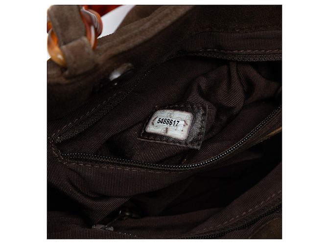 Chanel Braune CC Wildleder Tote - Ansicht 6