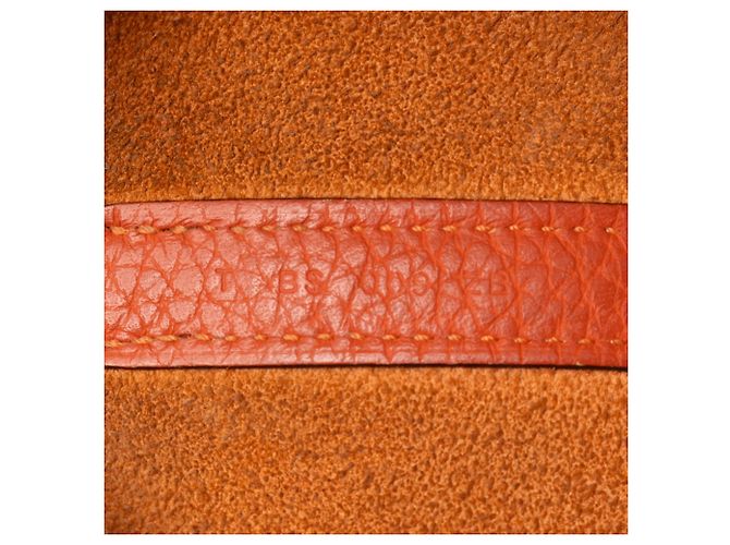 Hermès Arancione Clemence Picotin Lock 18 - vista 5