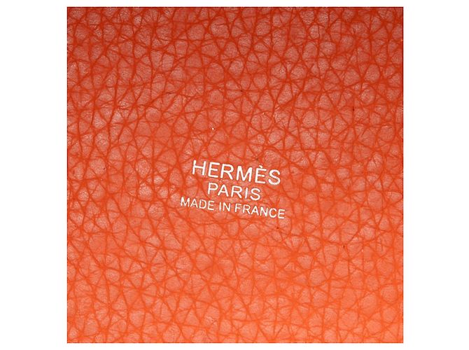 Hermès Arancione Clemence Picotin Lock 18 - vista 6
