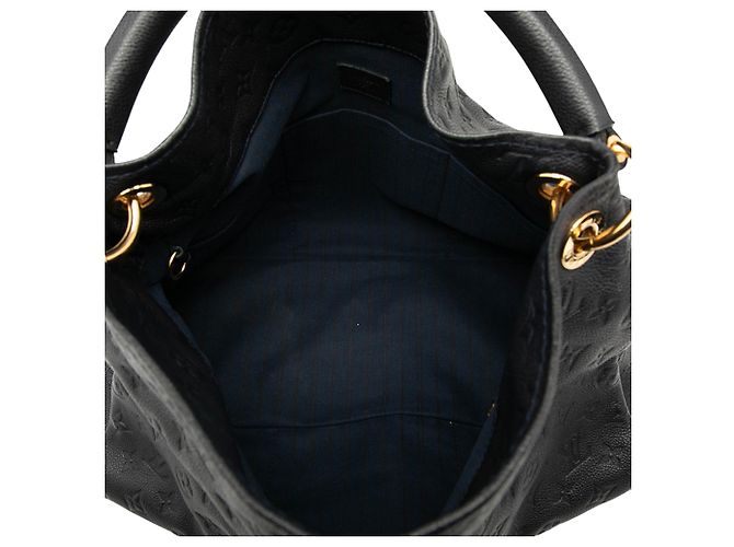 Louis Vuitton Artsy MM in Monogram Empreinte Blu Blu navy - vista 4