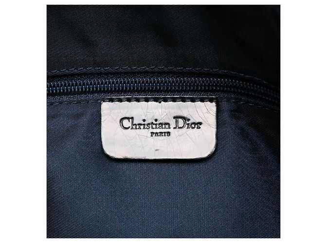 Dior Borsa a Tracolla in Denim Stampato Blu Speedway - vista 5