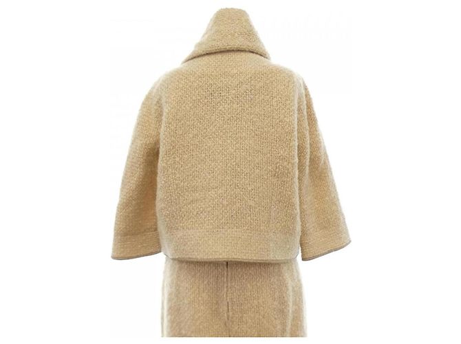 Completo Gonna e Giacca Louis Vuitton Beige - vista 4