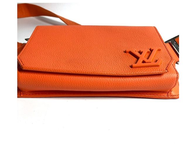 Borsa a tracolla Aerogram Louis Vuitton Arancione - vista 5