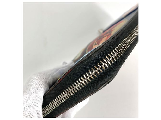 Cartera Larga Zippy NM Damier Graphite Louis Vuitton Negro Multicolor - vista 11