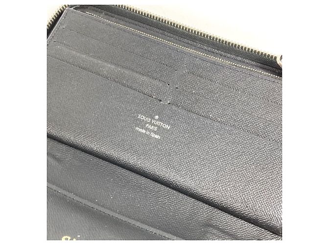 Cartera Larga Zippy NM Damier Graphite Louis Vuitton Negro Multicolor - vista 9