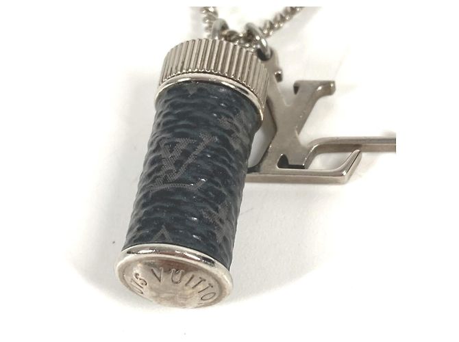 Collier Monogram Eclipse Louis Vuitton Noir Monogramme - vue 3