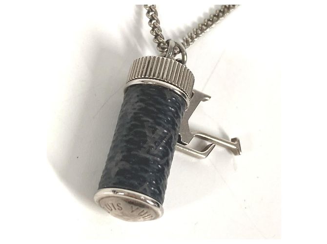 Collier Monogram Eclipse Louis Vuitton Noir Monogramme - vue 6