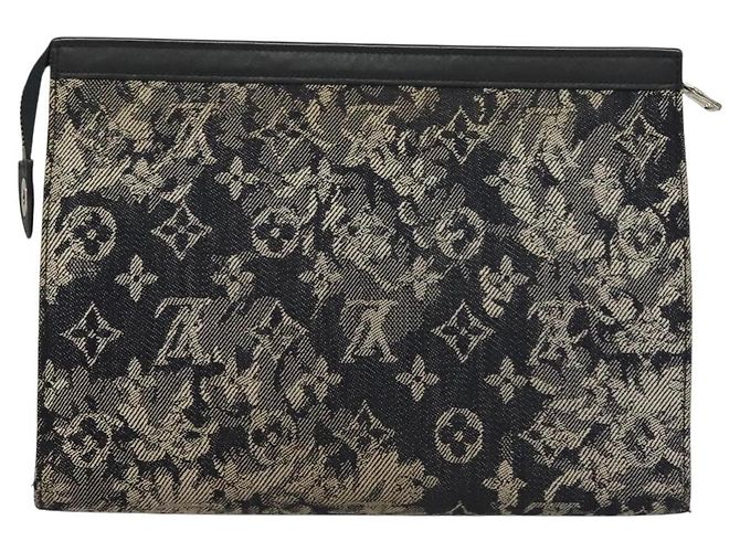 Pochette Voyage Monogramma Tela Tapestry MM Louis Vuitton Blu navy - Ansicht 2