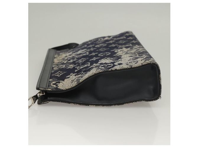 Pochette Voyage Monogramma Tela Tapestry MM Louis Vuitton Blu navy - Ansicht 3