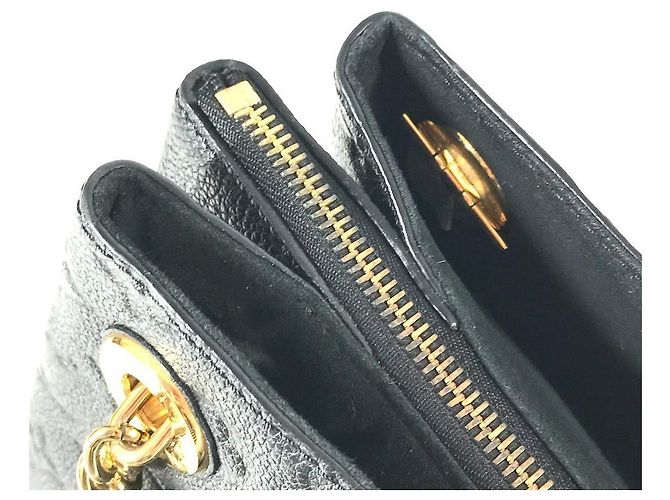 Borsa a Spalla Surenne MM in Monogramma Empreinte Louis Vuitton Nero - vista 11