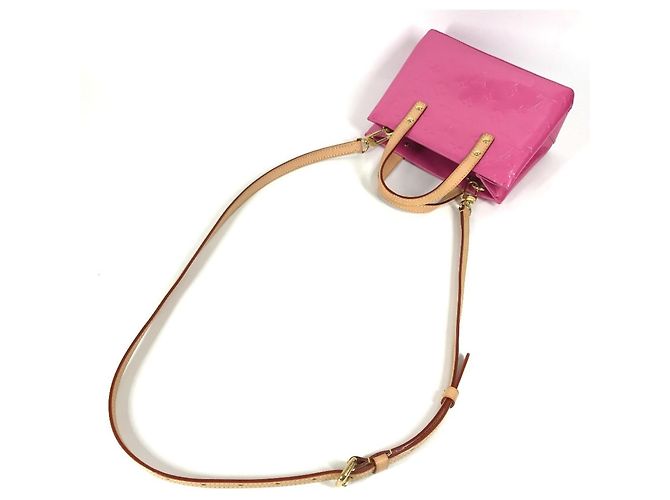 Borsa PM Louis Vuitton Monogram Vernis LV Remix Rosa - vista 10