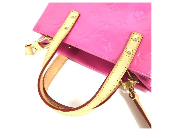Borsa PM Louis Vuitton Monogram Vernis LV Remix Rosa - vista 11