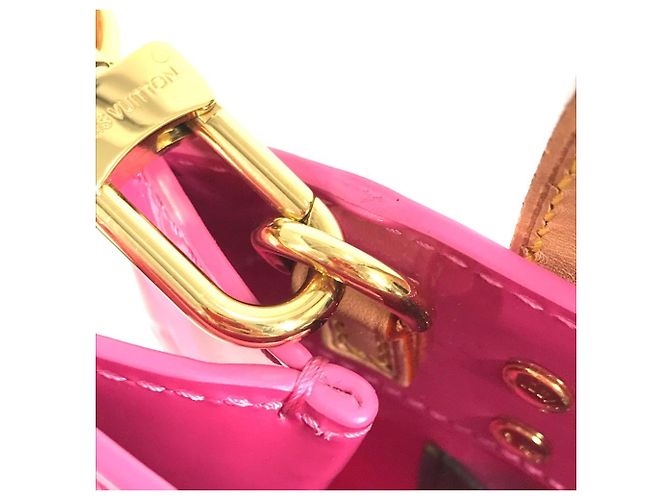 Borsa PM Louis Vuitton Monogram Vernis LV Remix Rosa - vista 12