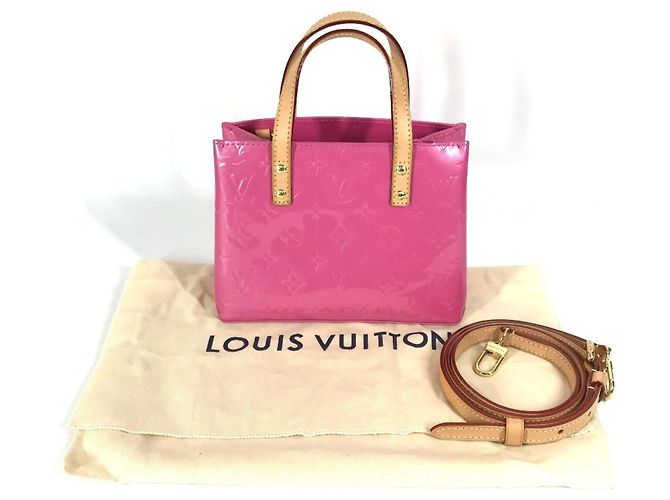 Borsa PM Louis Vuitton Monogram Vernis LV Remix Rosa - vista 18