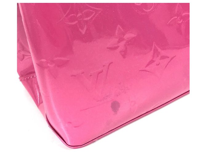 Borsa PM Louis Vuitton Monogram Vernis LV Remix Rosa - vista 3