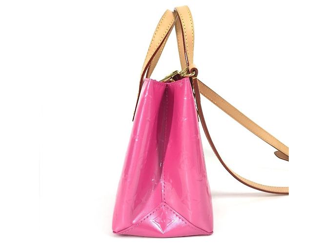 Borsa PM Louis Vuitton Monogram Vernis LV Remix Rosa - vista 6
