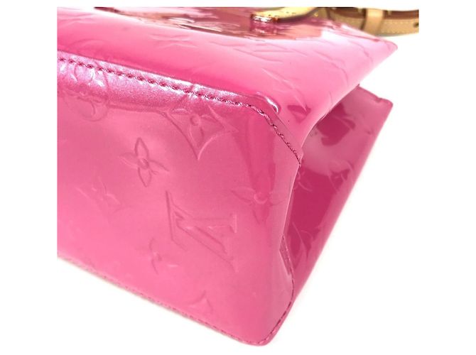 Borsa PM Louis Vuitton Monogram Vernis LV Remix Rosa - vista 8
