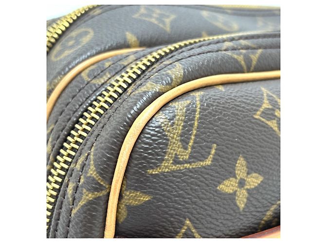 Borsa a Spalla Reporter PM Louis Vuitton Marrone Monogramma - vista 4