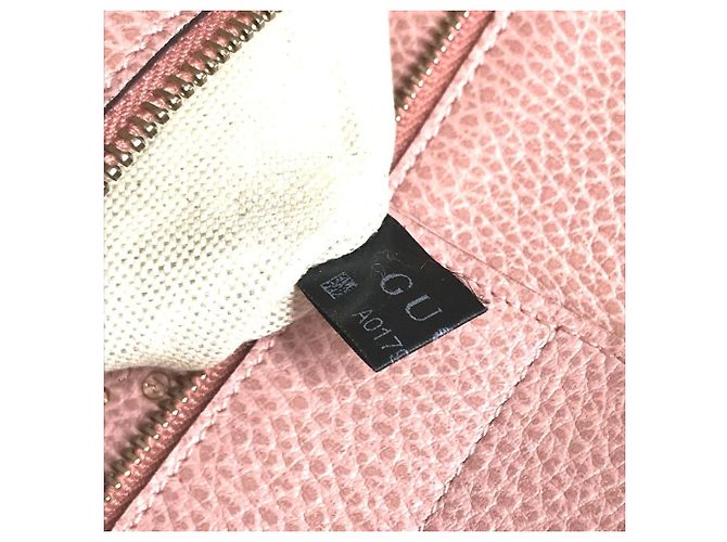 Gucci Zwei-Farben Logo Tragetasche Braun Pink - Ansicht 14