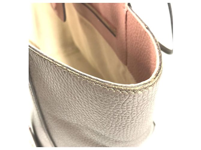 Gucci Zwei-Farben Logo Tragetasche Braun Pink - Ansicht 16