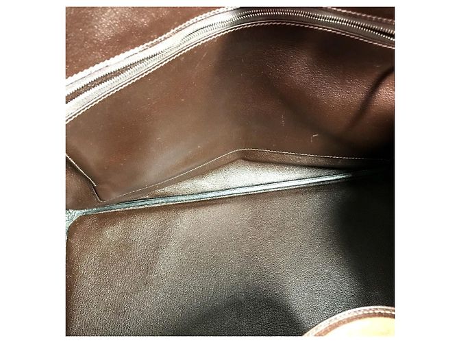 Borsa Tote Birkin 40 di Hermès Cioccolato Marrone scuro - vista 18