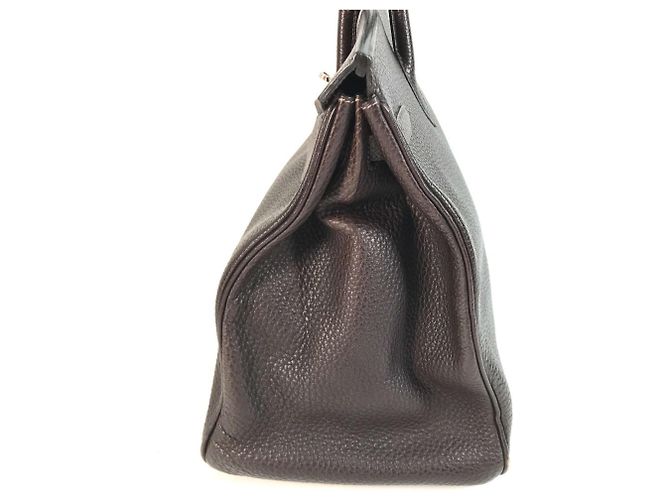 Borsa Tote Birkin 40 di Hermès Cioccolato Marrone scuro - vista 3