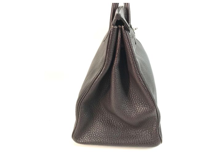 Borsa Tote Birkin 40 di Hermès Cioccolato Marrone scuro - vista 4