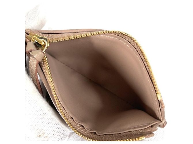 Billetera plegable Monogram Empreinte Louis Vuitton Beige - vista 11