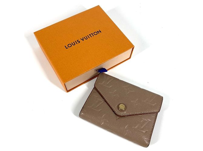 Billetera plegable Monogram Empreinte Louis Vuitton Beige - vista 14