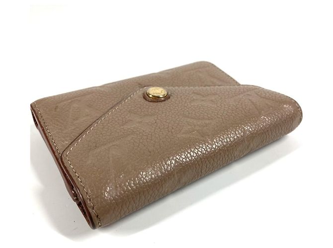 Billetera plegable Monogram Empreinte Louis Vuitton Beige - vista 4