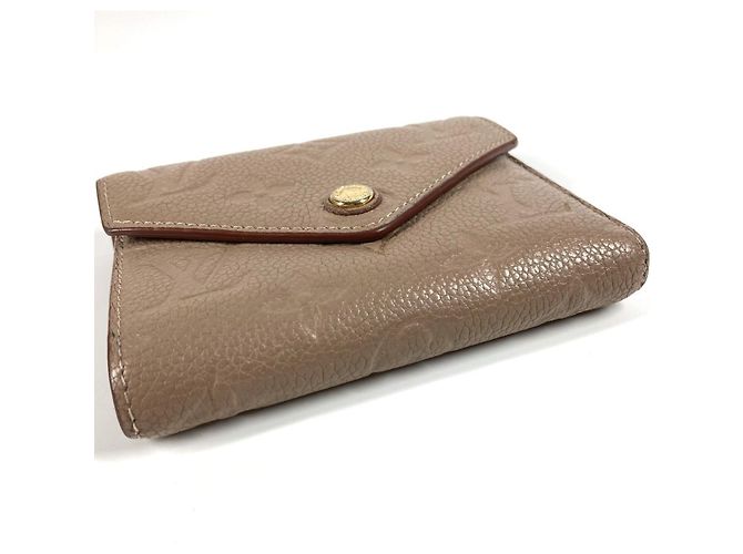 Billetera plegable Monogram Empreinte Louis Vuitton Beige - vista 6