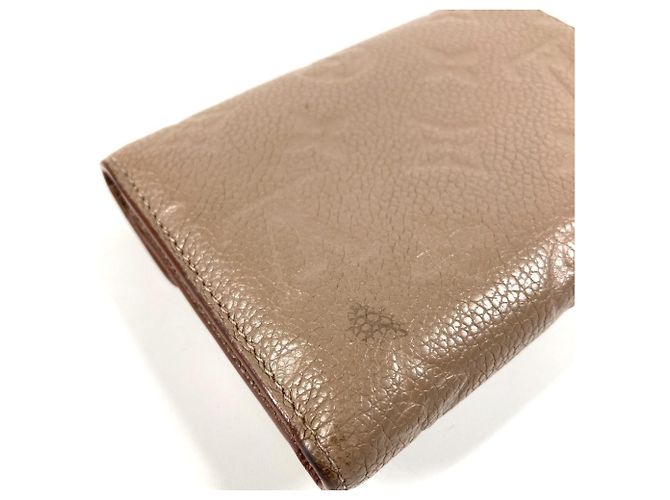 Billetera plegable Monogram Empreinte Louis Vuitton Beige - vista 8