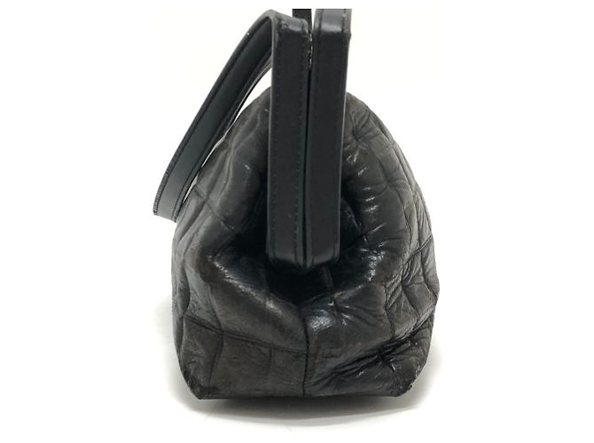 Borsa Chanel Chocolate Bar con il marchio Coco Nero - vista 2