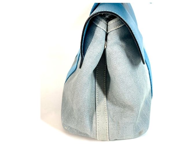 Hermès Borsa Tote PM Valparaiso HERMES Blu Giallo - vista 9