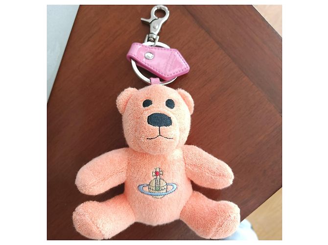 Charm per borsa Teddy Bear Peach di Vivienne Westwood Corallo - vista 2