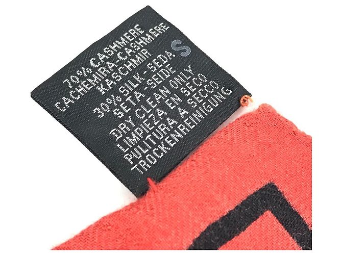 Sciarpa in cashmere Zouaves e Dragoni di Hermès Rosso - vista 3