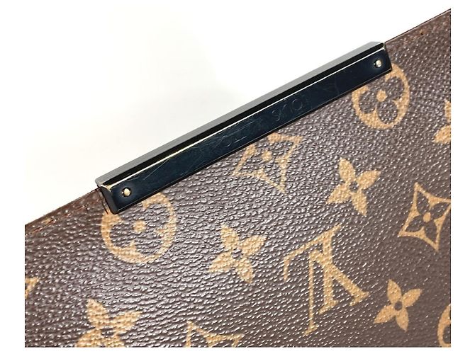 Louis Vuitton Monogram Macassar District PM Tasche Braun Schwarz - Ansicht 13